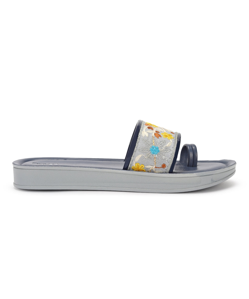 Paragon K7012L Women Casual Slides | Stylish Sliders for Everyday Use for Ladies | Trendy &amp; Comfortable Slippers with Cushioned Soles