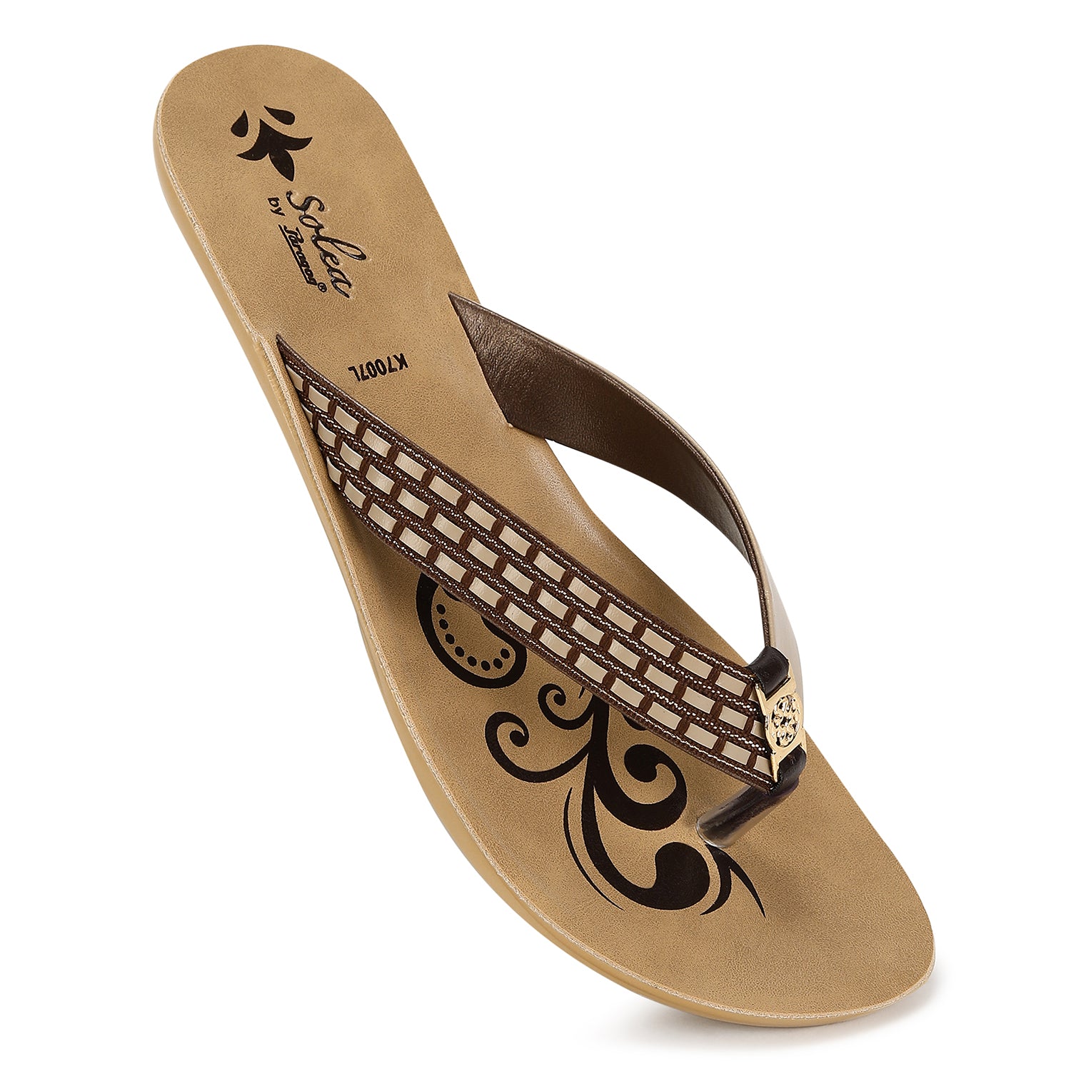 Paragon  PUK7007L Women Sandals | Casual &amp; Formal Sandals | Stylish, Comfortable &amp; Durable | For Daily &amp; Occasion Wear