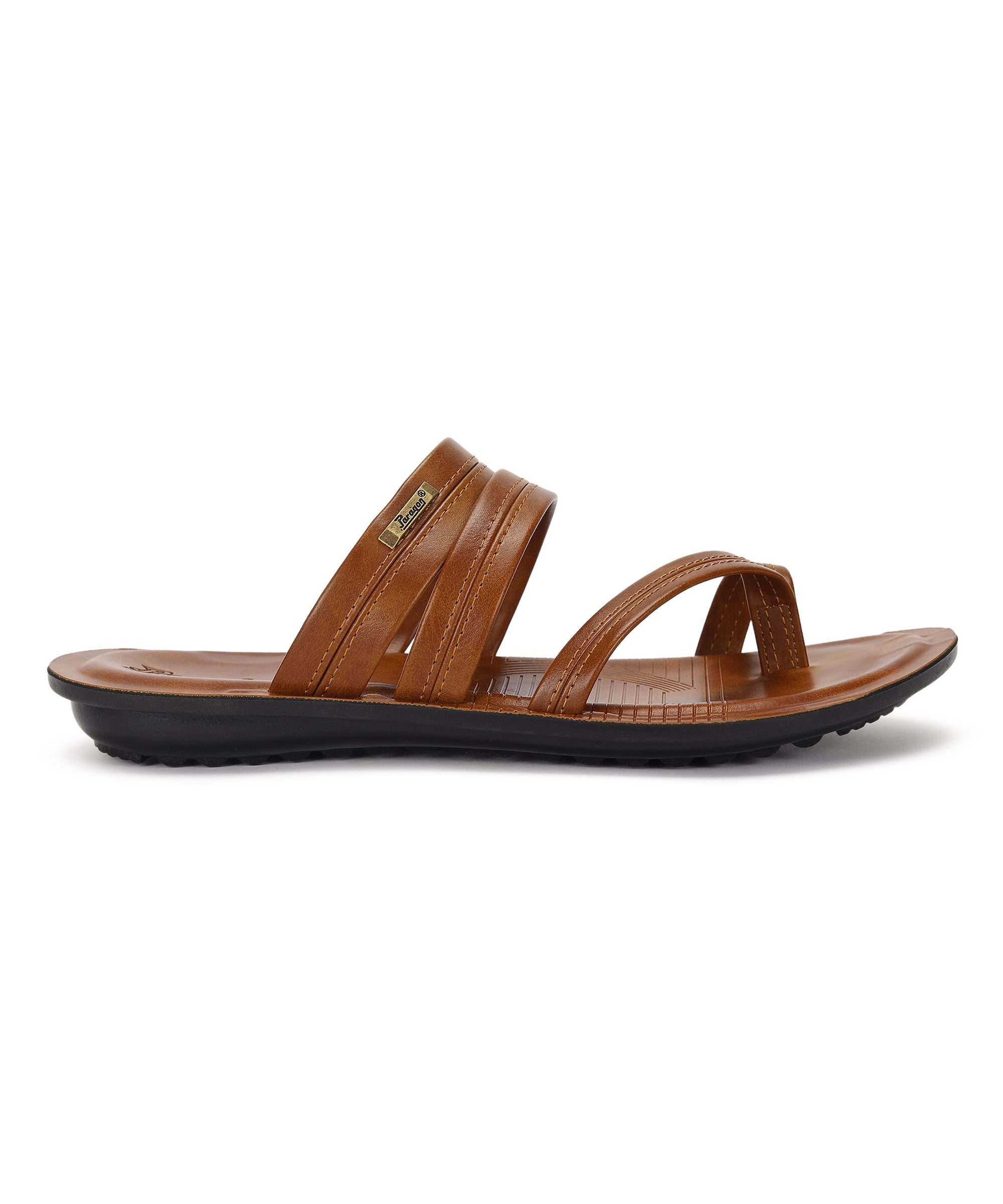 Buy Paragon Men's Vertex 6831 Slip-on Sandals, 39.5 EU, Brown Online in UAE  | Sharaf DG