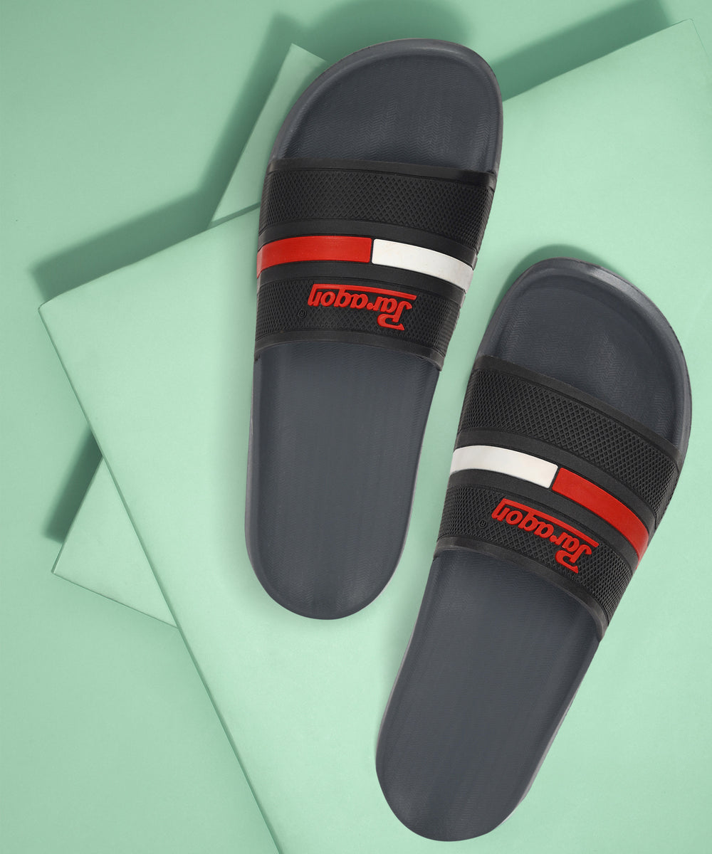 Paragon EVK10917G Men Casual Sliders | Stylish Trendy Lightweight Slides | Casual &amp; Comfortable Slippers | Everyday Use