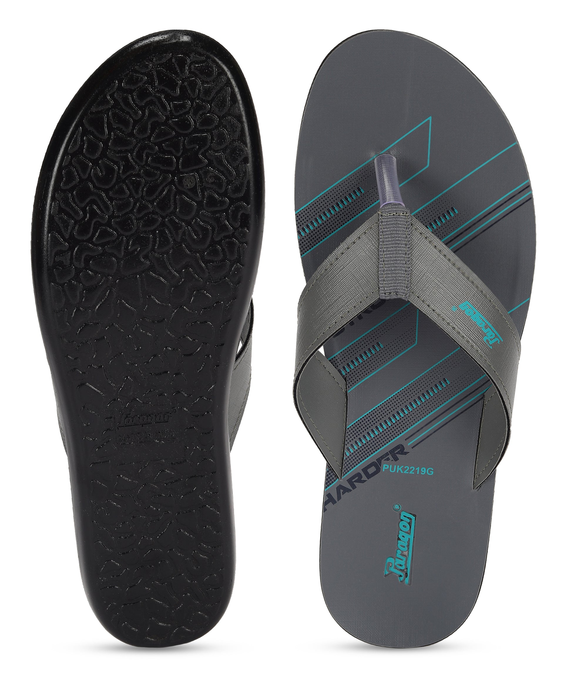 Paragon  PUK2219G Men Stylish Lightweight Flipflops | Casual &amp; Comfortable Daily-wear Slippers for Indoor &amp; Outdoor | For Everyday Use