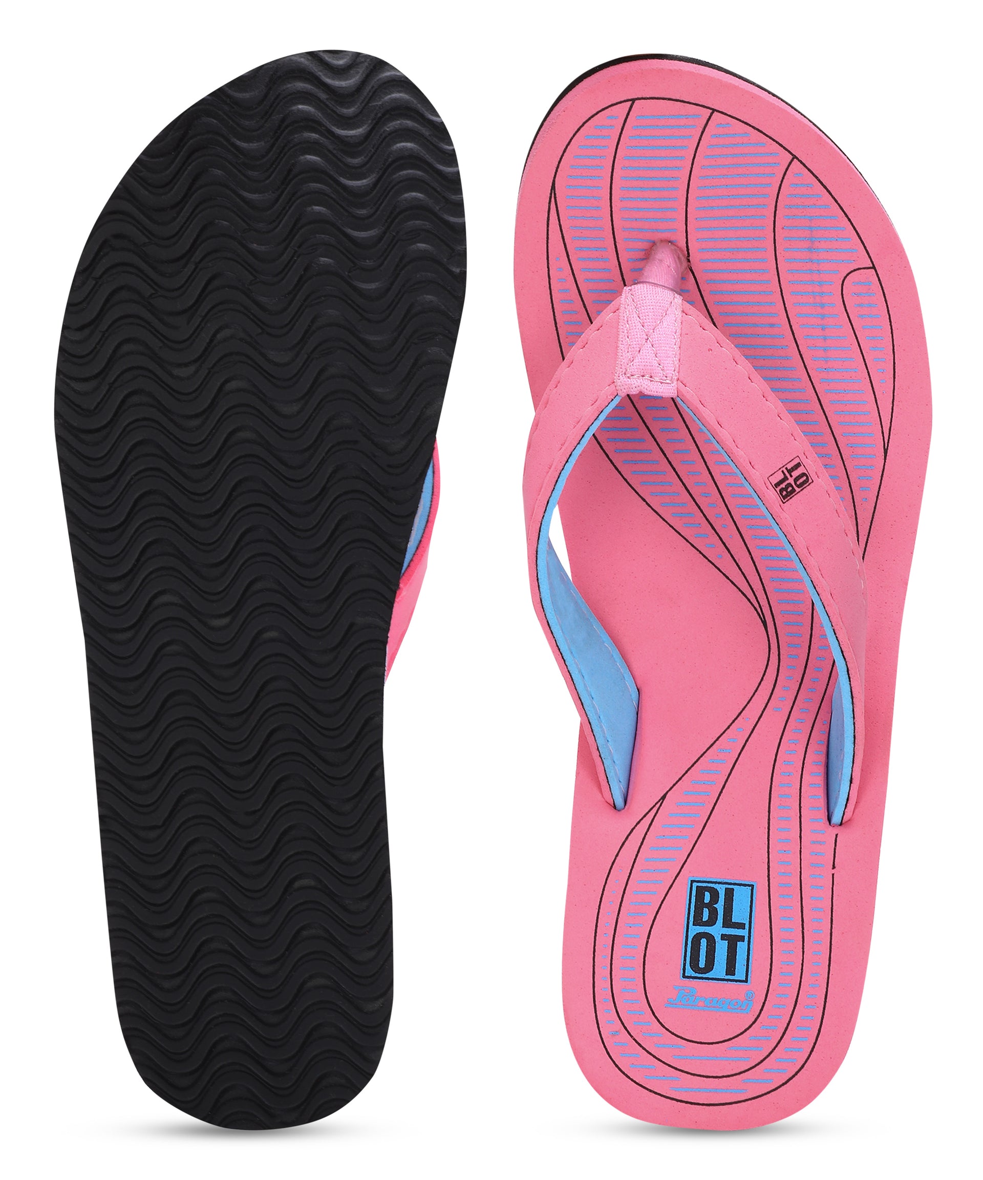 Paragon Blot K3307L Women Slippers | Lightweight Flipflops for Indoor &amp; Outdoor | Casual &amp; Comfortable | Anti Skid sole | For Everyday Use