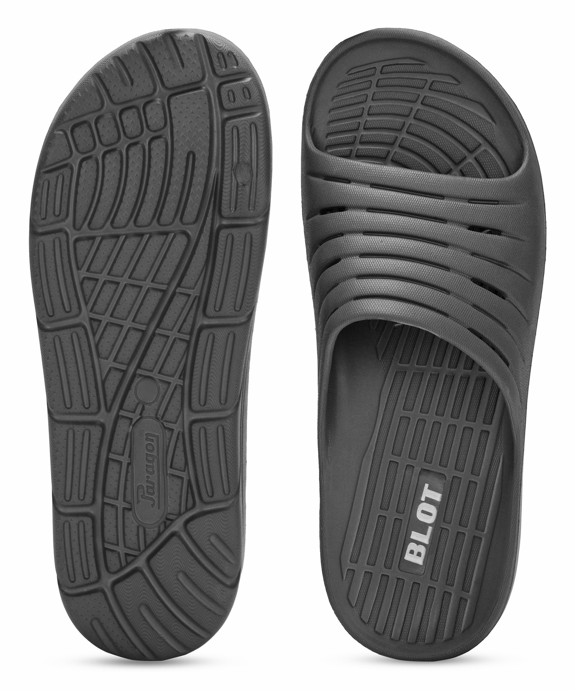 Paragon Blot K10910G Men Casual Sliders | Stylish Trendy Lightweight Slides | Casual &amp; Comfortable Slippers | For Everyday Use