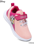 Paragon Disney Girls Peach Casual Shoes with Velcro | Sneakers for Everyday Use