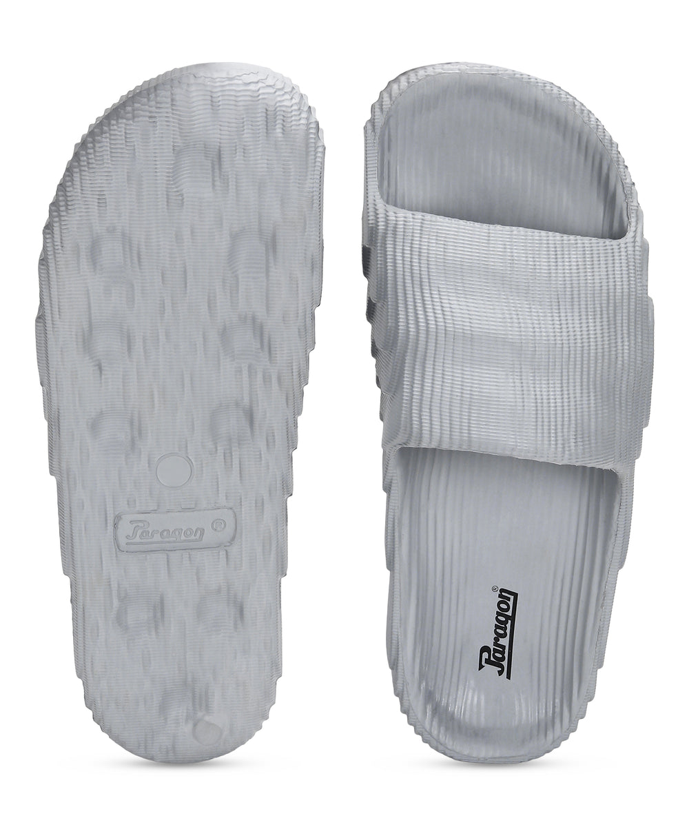 Paragon  K10913G Men Casual Sliders | Stylish Trendy Lightweight Slides | Casual &amp; Comfortable Slippers | For Everyday Use
