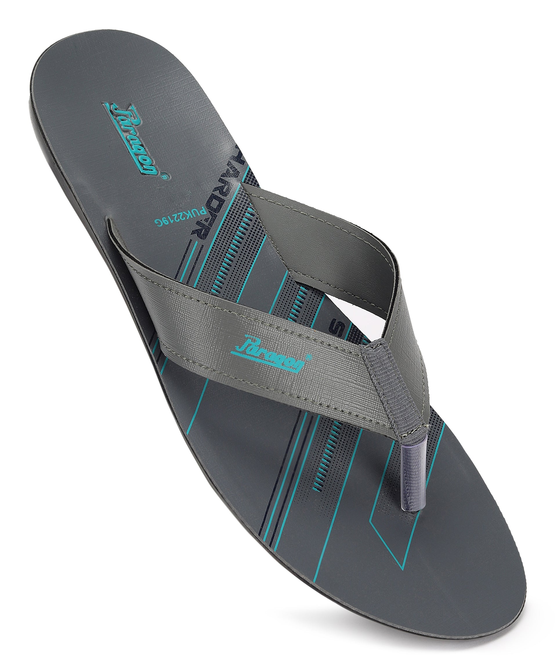 Paragon  PUK2219G Men Stylish Lightweight Flipflops | Casual &amp; Comfortable Daily-wear Slippers for Indoor &amp; Outdoor | For Everyday Use