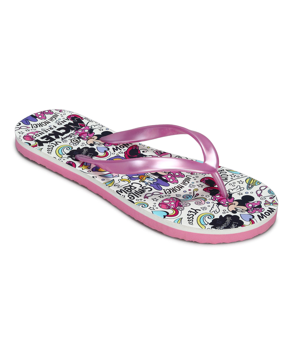 Paragon DK3743L Women's Pink Sliders with Cushioned Sole for Everyday Use