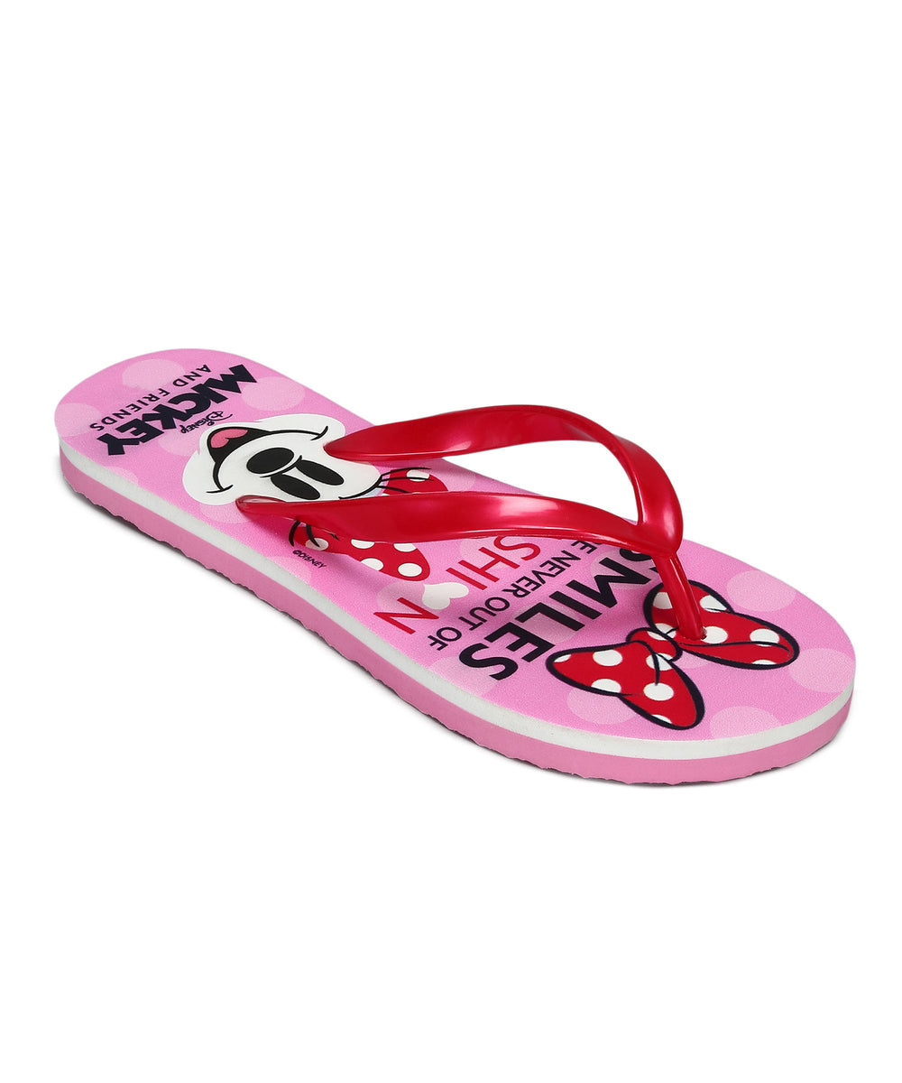 Paragon DK3743L Women's Red Sliders with Cushioned Sole for Everyday Use