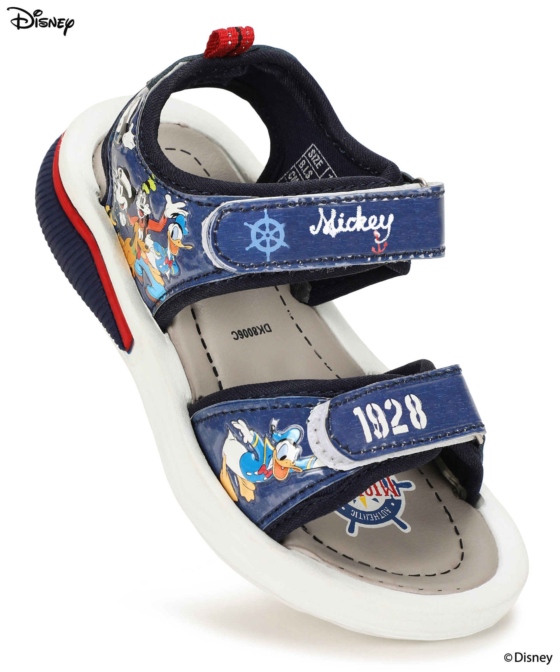 Disney Mickey Mouse DK8006K Kids Sandals Durable, Cushioned Insoles For Comfort Fit | Lightweight Everyday Casual Sandals for Kids Ideal for Outdoor Use