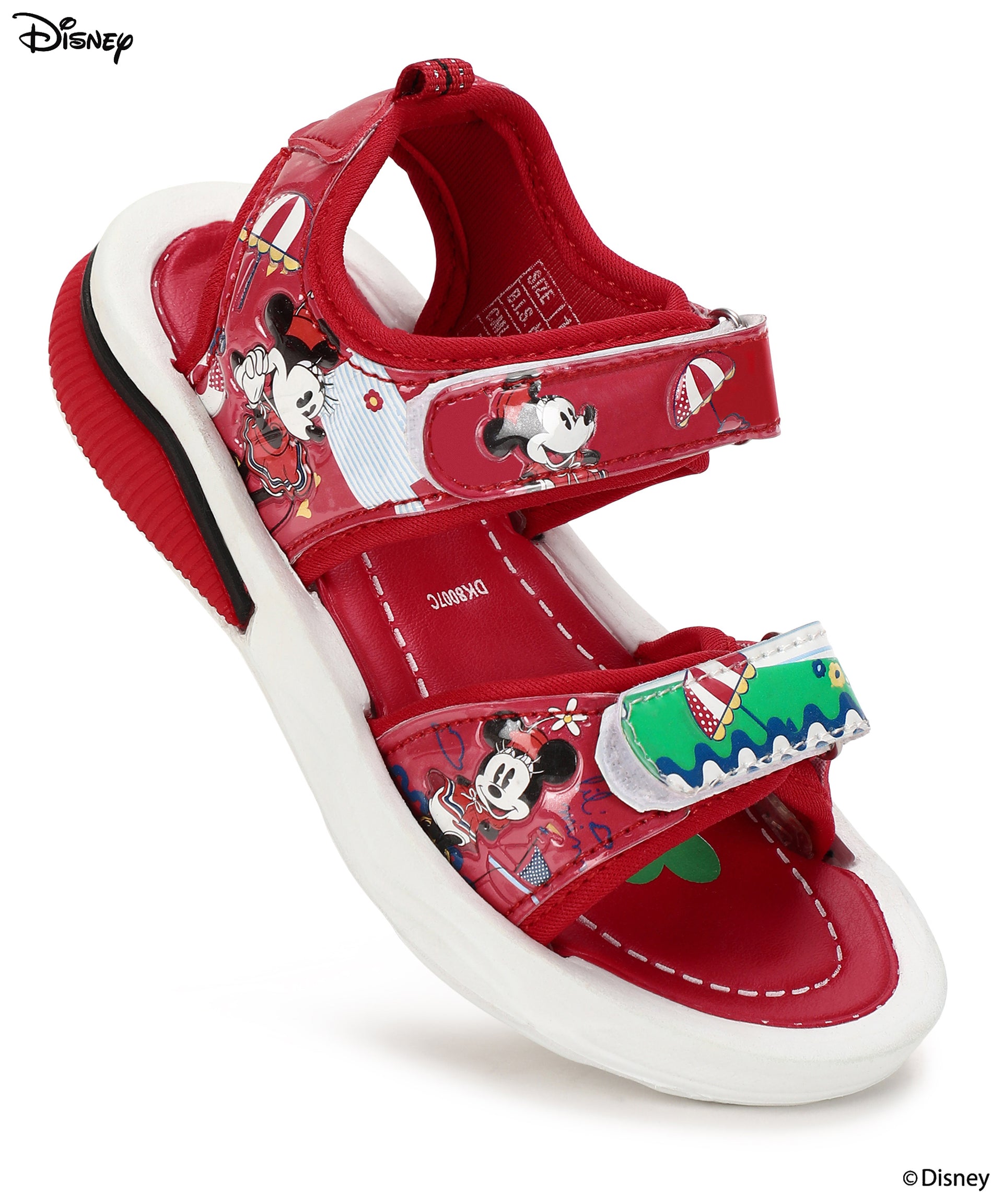 Disney Minnie Mouse DK8007C Kids Sandals Durable and Cushioned Insoles for comfort Fit | Lightweight Everyday Casual Sandals for Kids Ideal for Outdoor Use