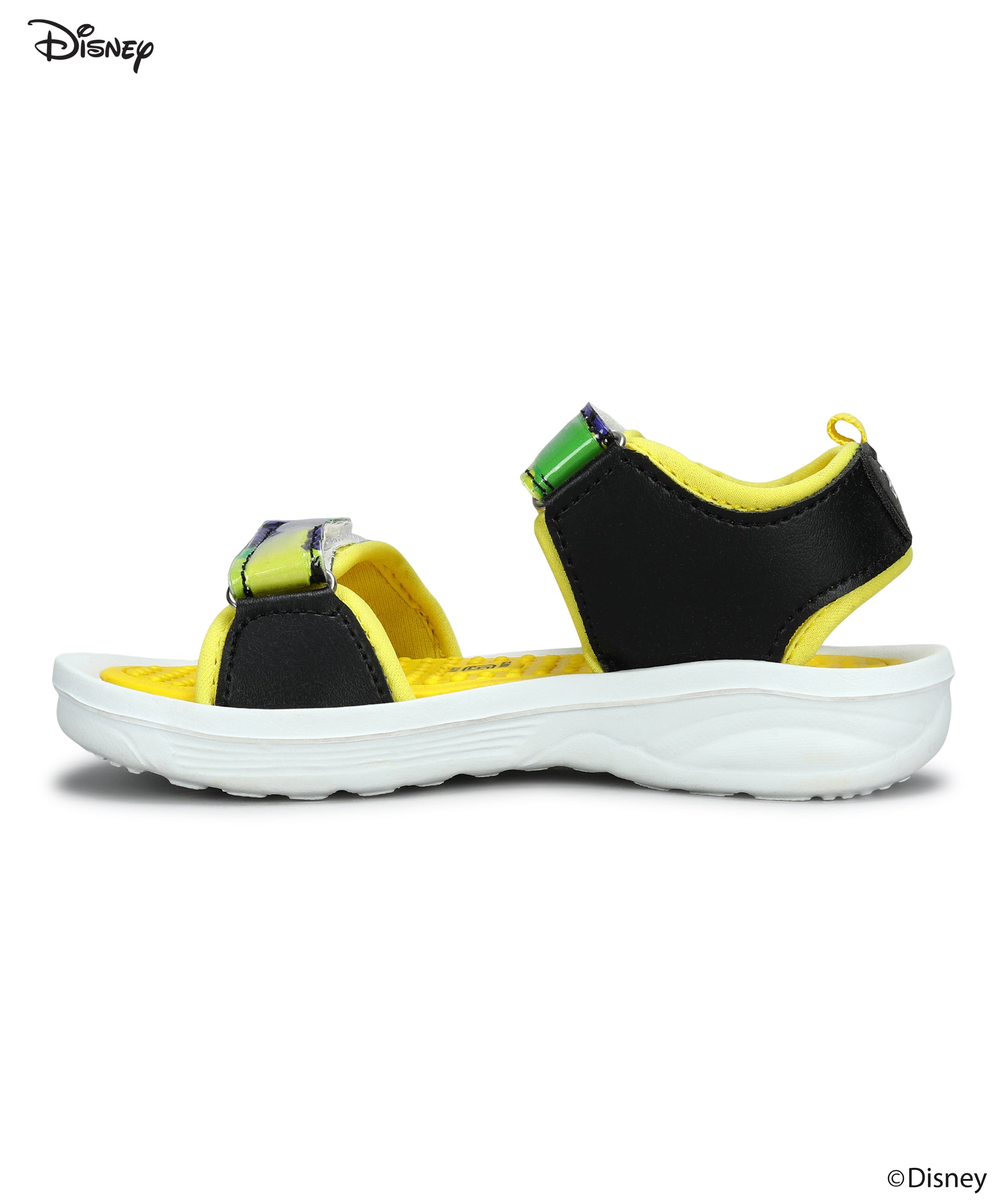 Paragon Disney Kids&#39; Yellow Velcro Sandals | Comfortable &amp; Anti-Skid Sole