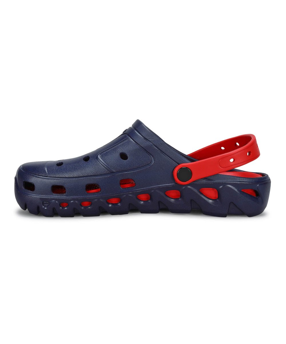 Men's Slip-on Navy Blue Sandals for Men | Comfortable Sole &amp; Durable