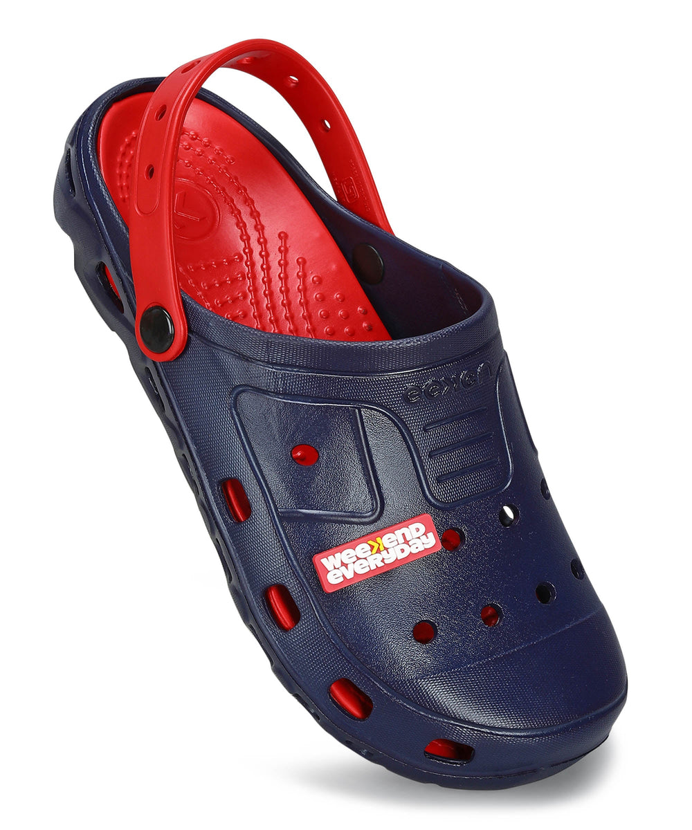 Men's Slip-on Navy Blue Sandals for Men | Comfortable Sole &amp; Durable