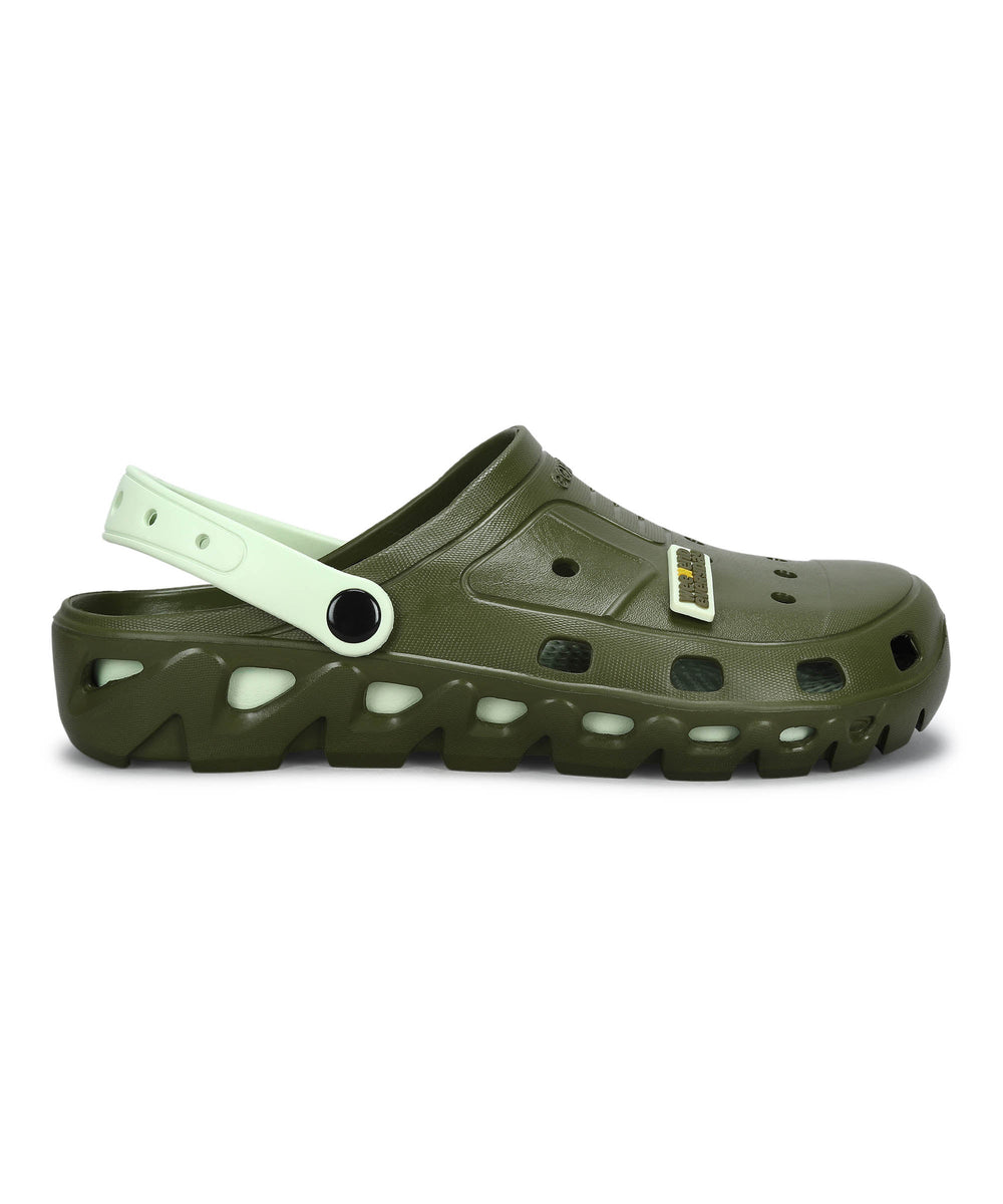 Men's Slip-on Pastel Green Sandals for Men | Comfortable Sole &amp; Durable