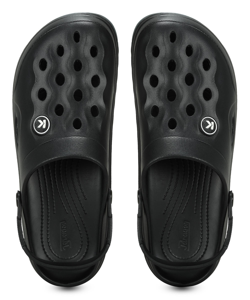 Paragon Men's Black Clogs | Daily wear, Lightweight &amp; Durable