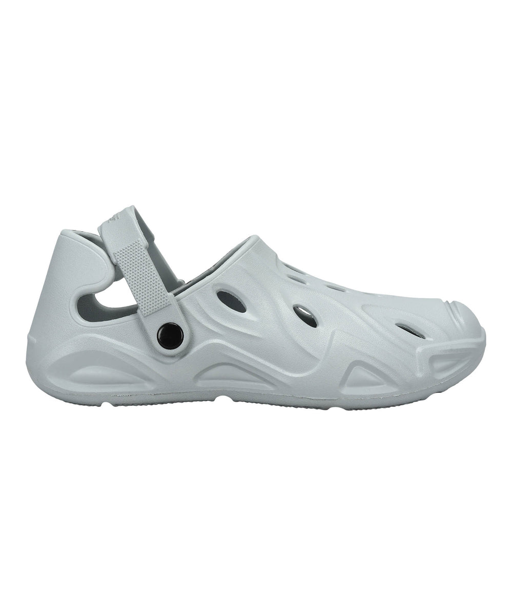 Paragon Men's Light Grey Clogs | Waterproof, Lightweight| Ideal for Outdoor Use