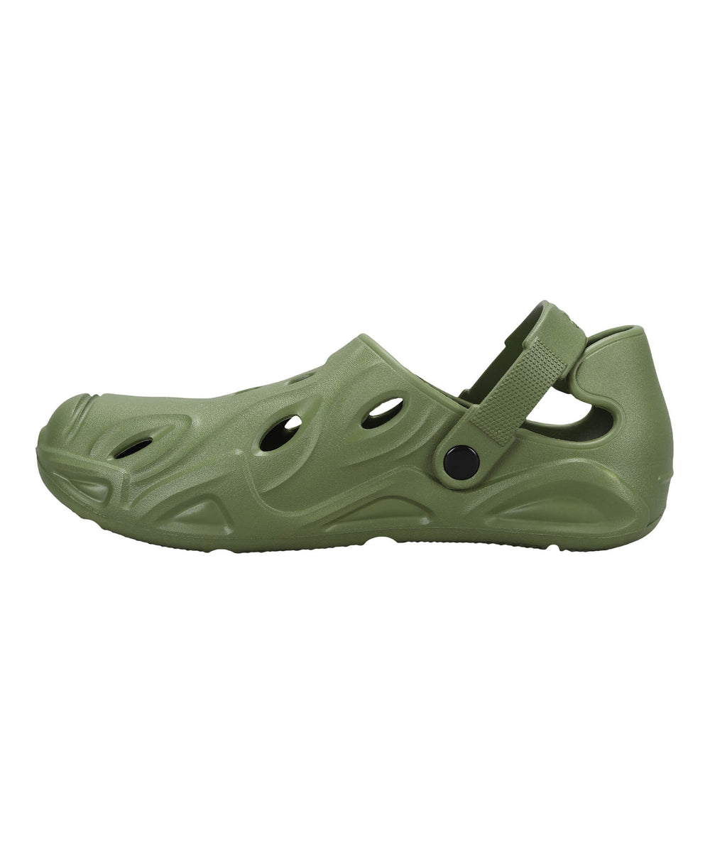 Paragon Men's Olive Green Clogs | Waterproof, Lightweight Ideal for Outdoor Use