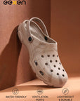 Eeken Men Clogs Comfortable Lightweight Back Strap for Daily and Outdoor Use
