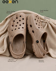 Eeken Men Clogs Comfortable Lightweight Back Strap for Daily and Outdoor Use