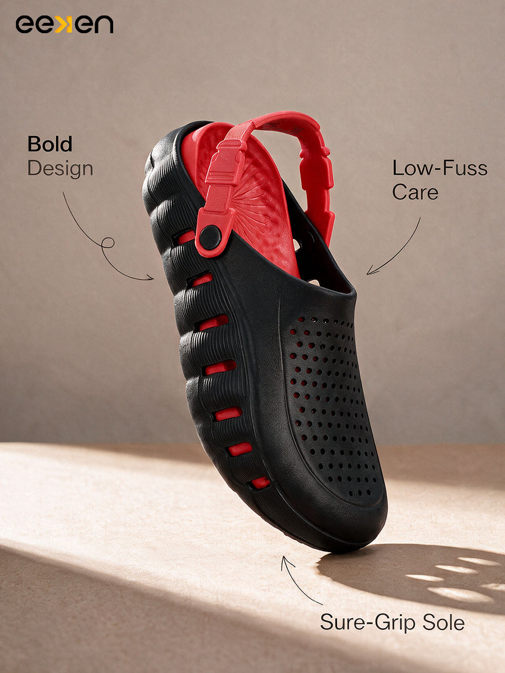 Eeken Men Clogs Water Resistant Comfortable with Back Strap for Daily and Outdoor Use