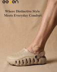 Eeken Men Clogs Water Resistant Comfortable with Back Strap for Daily and Outdoor Use