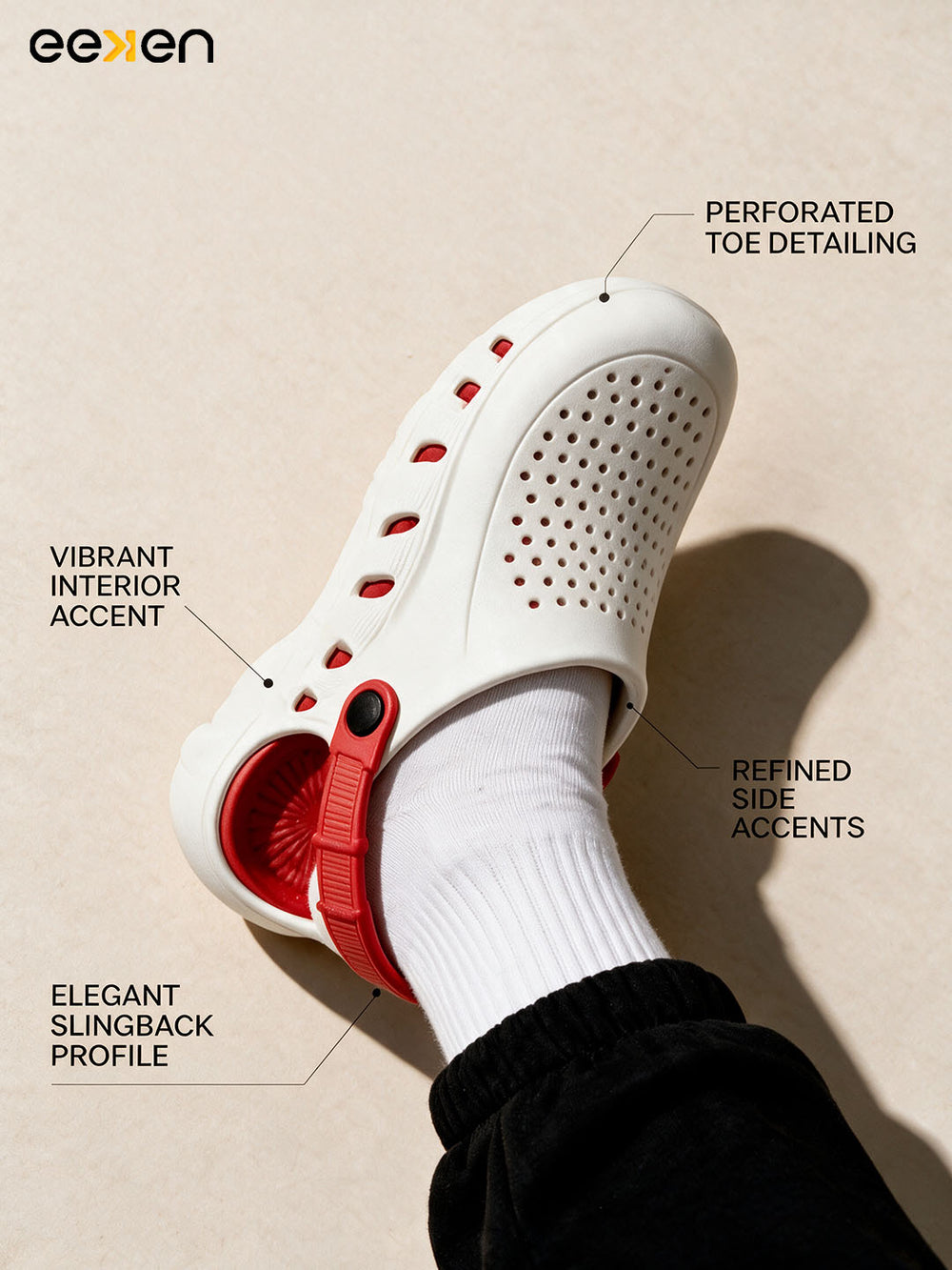 Eeken Men Clogs Water Resistant Comfortable with Back Strap for Daily and Outdoor Use