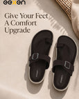 Eeken Men Sandals Lightweight Slip On Toe Posts All day Comfort
