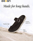 Eeken Men Sandals Lightweight Slip On Toe Posts All day Comfort
