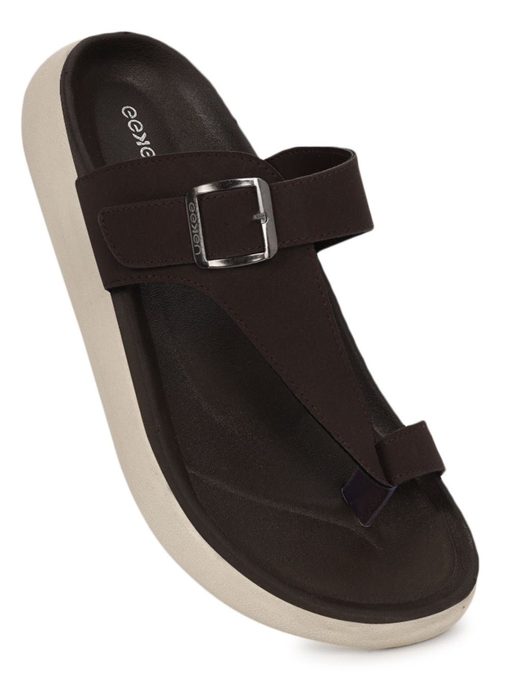 Eeken Men Sandals Lightweight Slip On Toe Posts All day Comfort