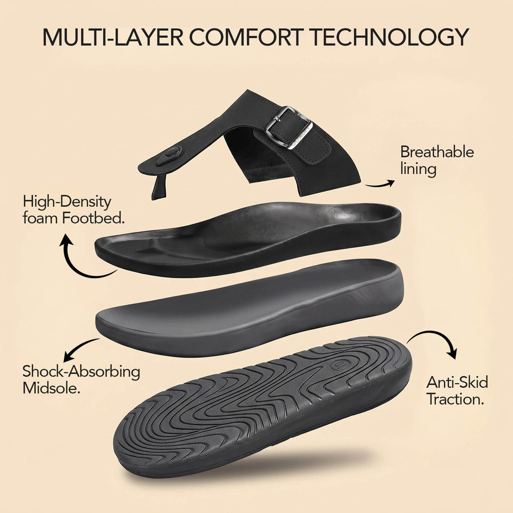 Paragon K2010G Sandals Dailyuse Comfort Cushion sole Slippers for Men New Style