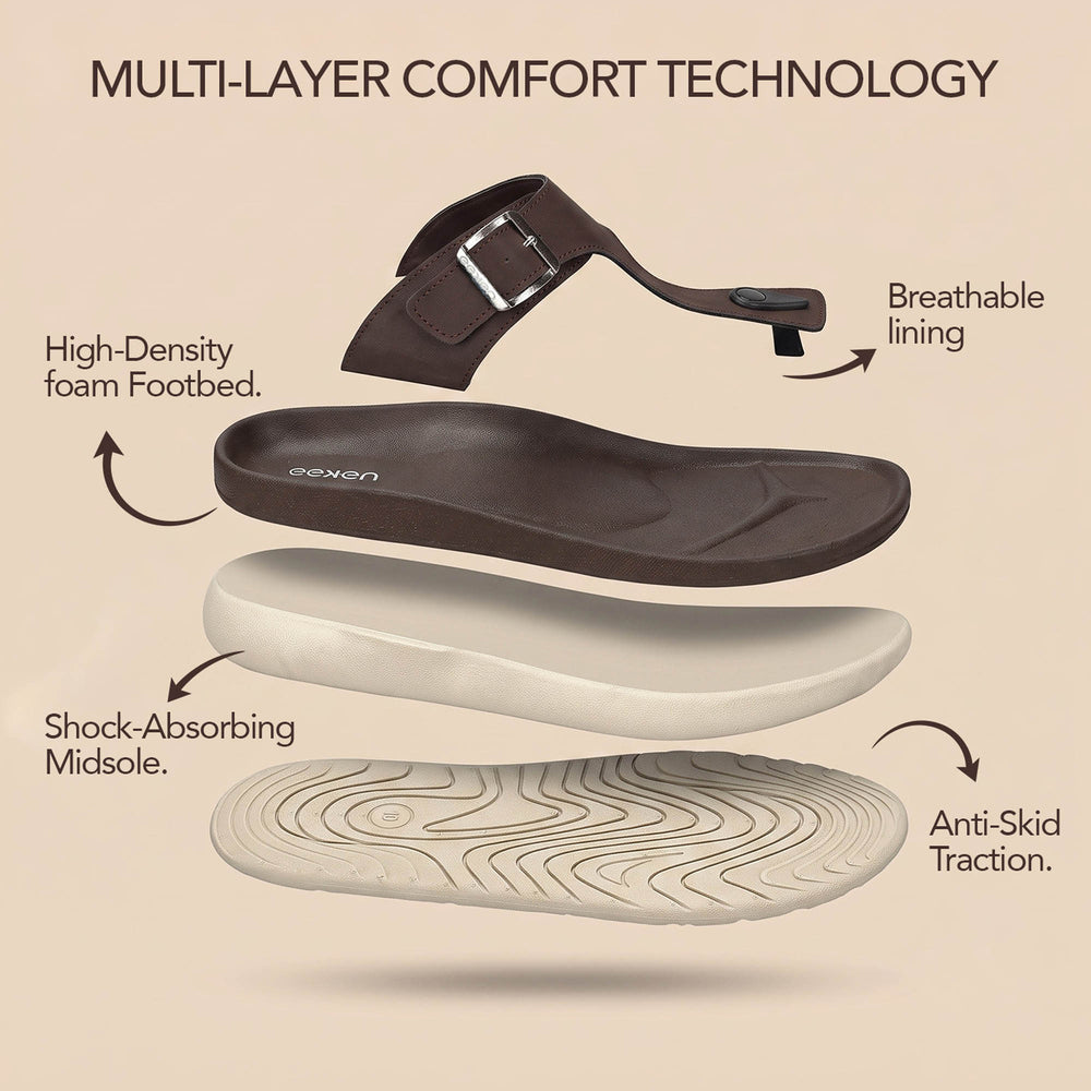 Paragon K2010G Sandals Dailyuse Comfort Cushion sole Slippers for Men New Style