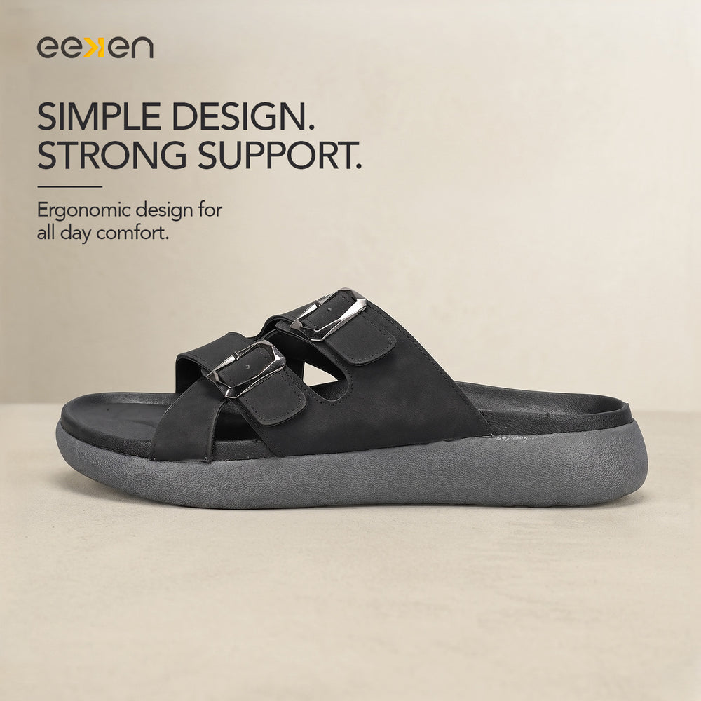 Paragon Men's Casual Sandals | Adjustable Buckle | Comfy Sole