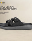 Paragon Men's Casual Sandals | Adjustable Buckle | Comfy Sole