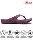 Women' Mauve Slippers | Comfortable Flip Flops for Everyday Use