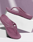 Women' Mauve Slippers | Comfortable Flip Flops for Everyday Use