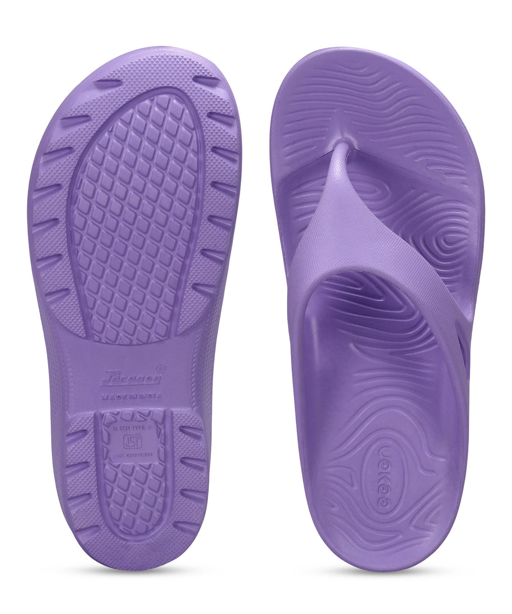 Women' Purple Slippers | Comfortable Flip Flops for Everyday Use