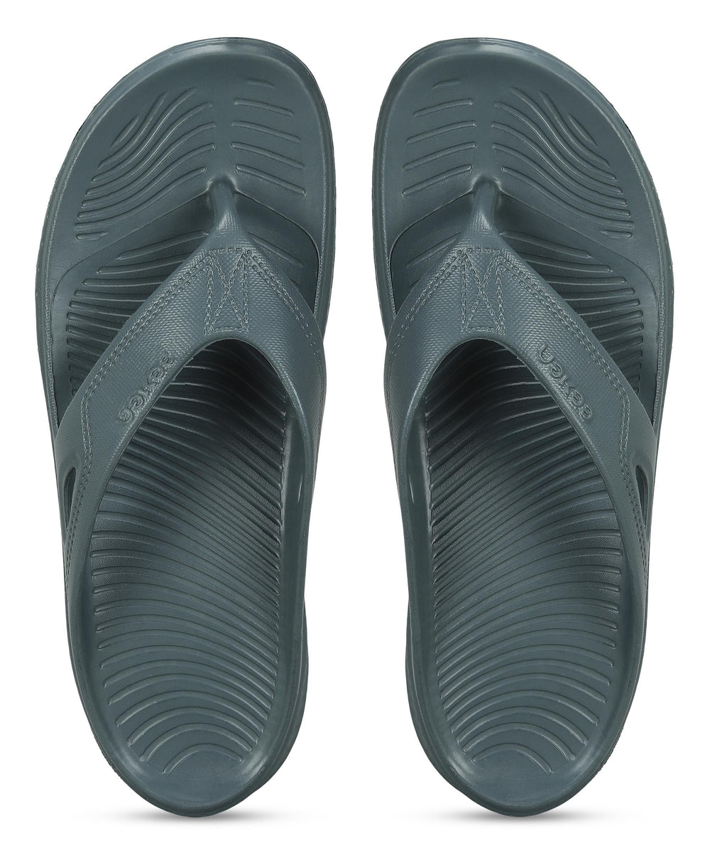 Paragon Men's Lightweight Grey Flip Flops for Everyday Use