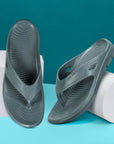 Paragon Men's Lightweight Grey Flip Flops for Everyday Use
