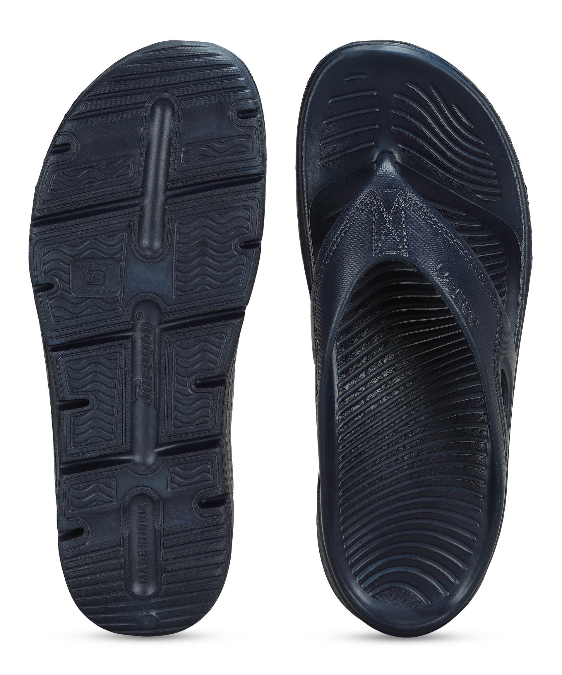 Paragon Men&#39;s Lightweight &amp; Navy Blue Flip Flops for Everyday Use