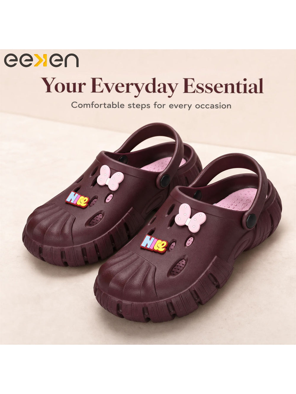 Paragon Eeken Women Casual Comfortable Ventilated Clogs for Daily Outdoor Wear