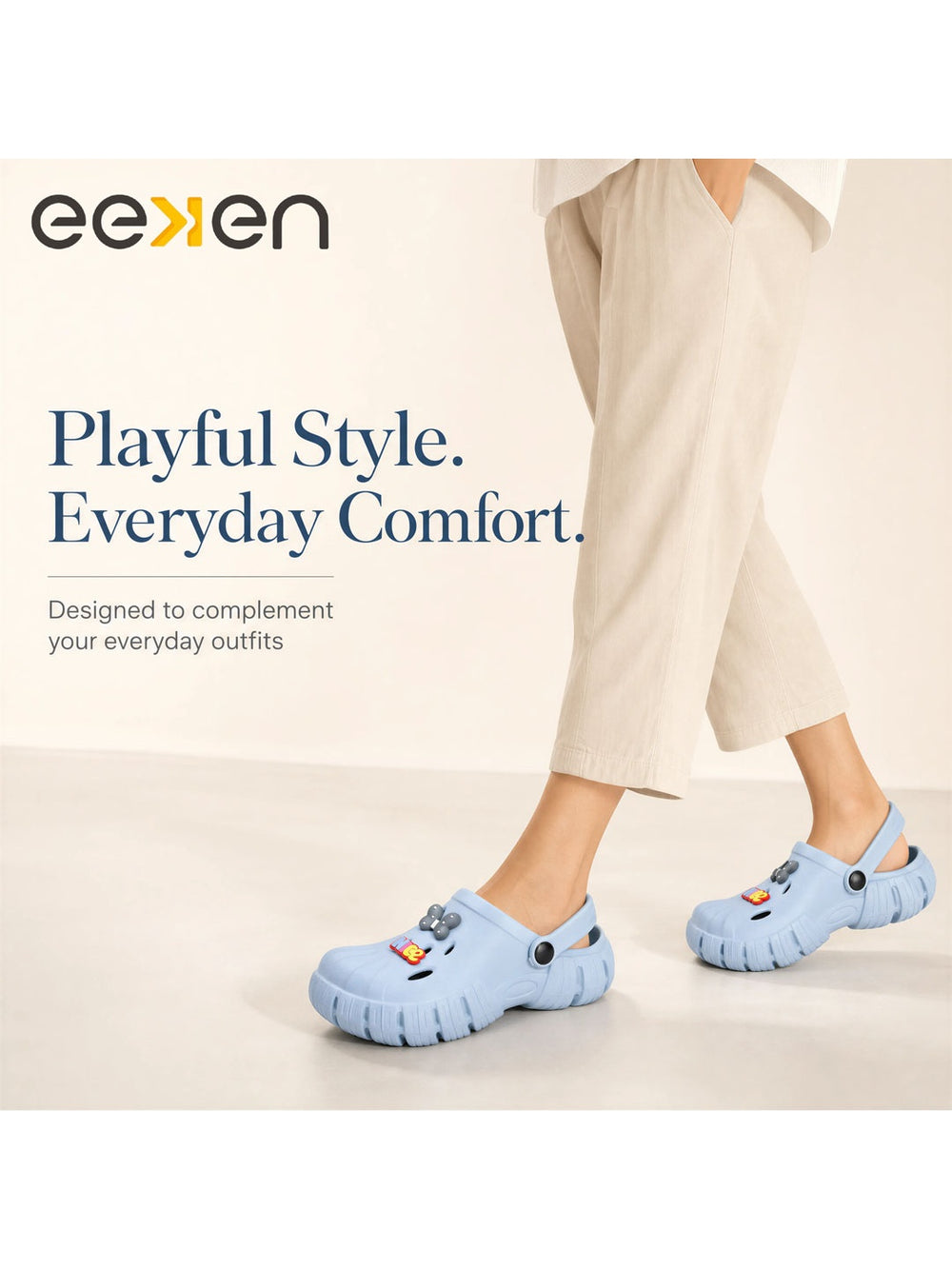 Paragon Eeken Women Casual Comfortable Ventilated Clogs for Daily Outdoor Wear