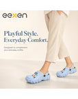 Paragon Eeken Women Casual Comfortable Ventilated Clogs for Daily Outdoor Wear