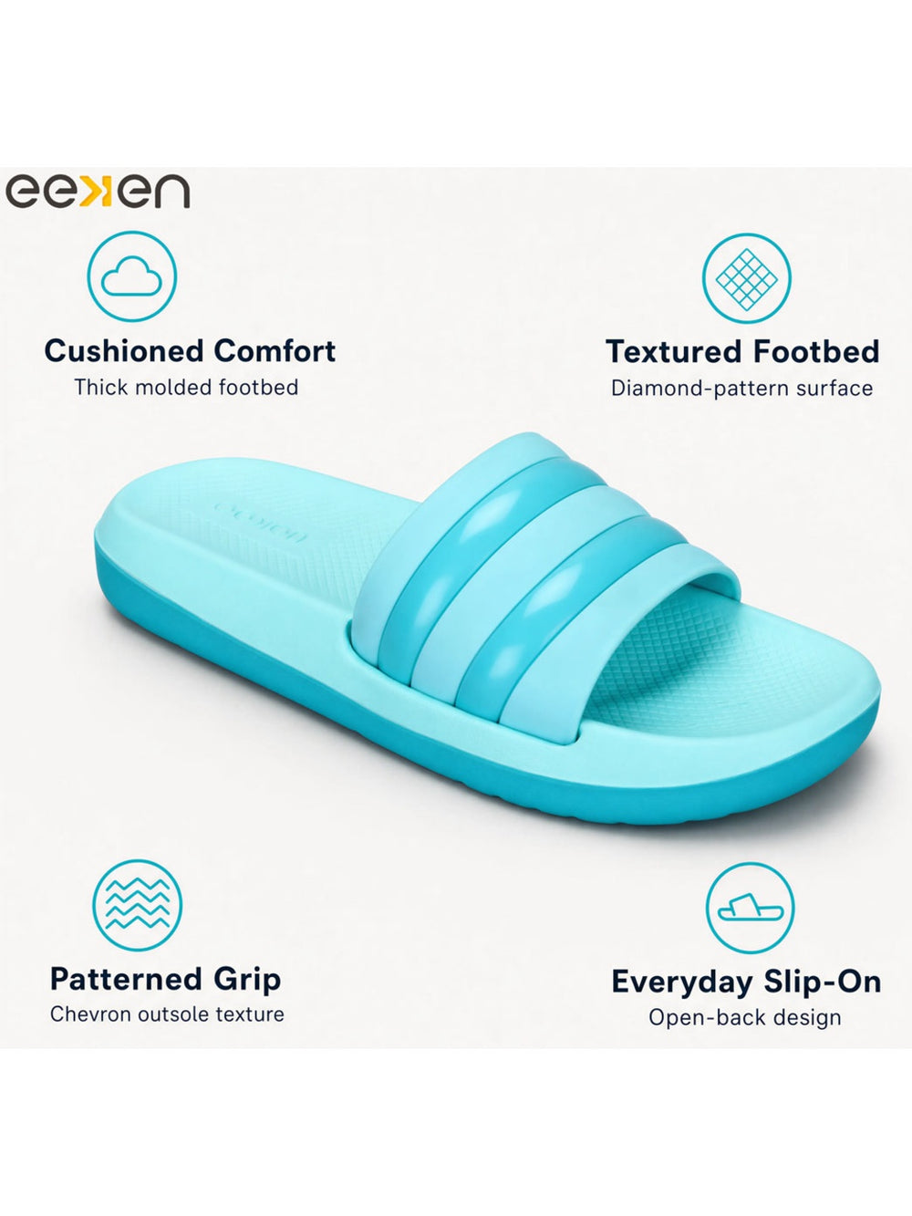 Paragon Eeken Women Casual Comfortable Sliders for Daily Outdoor Relaxed Wear