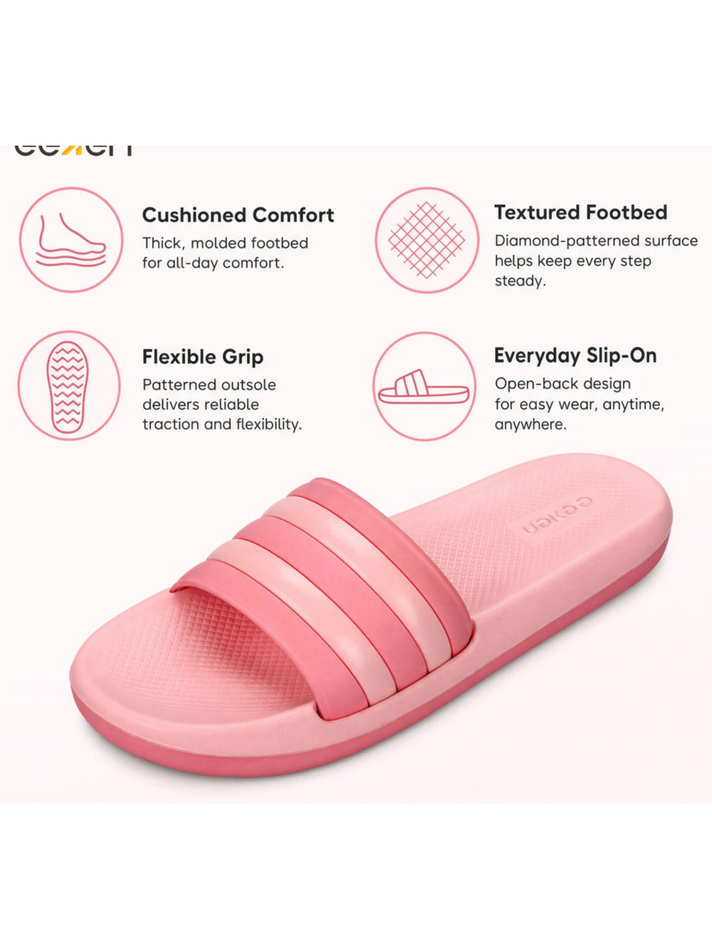 Paragon Eeken Women Casual Comfortable Sliders for Daily Outdoor Relaxed Wear