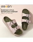 Paragon Eeken Women Casual Comfortable Buckle Slip on Sandals for Outdoor Wear