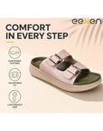 Paragon Eeken Women Casual Comfortable Buckle Slip on Sandals for Outdoor Wear
