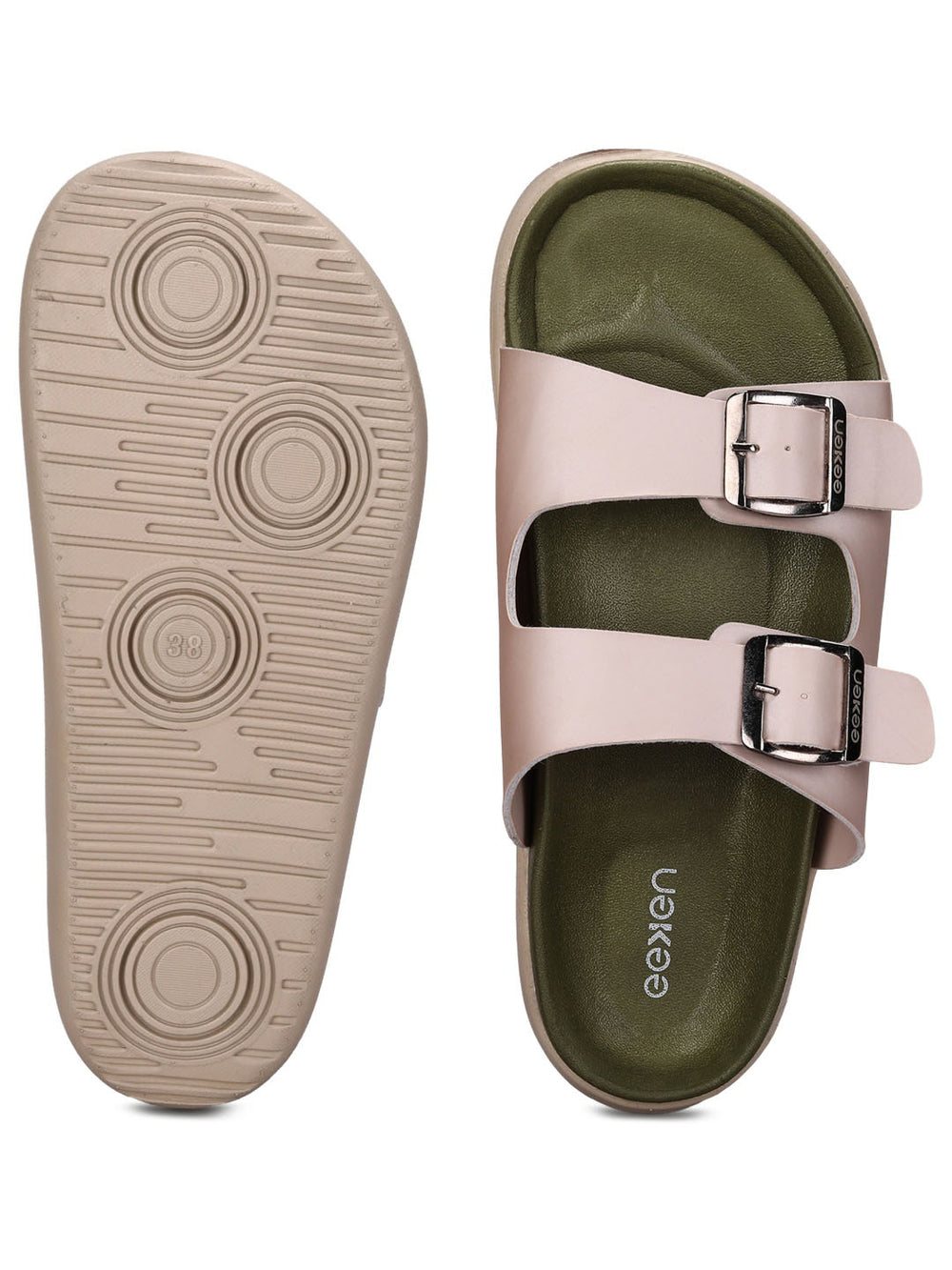 Paragon Eeken Women Casual Comfortable Buckle Slip on Sandals for Outdoor Wear