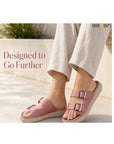 Paragon Eeken Women Casual Comfortable Buckle Slip on Sandals for Outdoor Wear