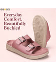 Paragon Eeken Women Casual Comfortable Buckle Slip on Sandals for Outdoor Wear