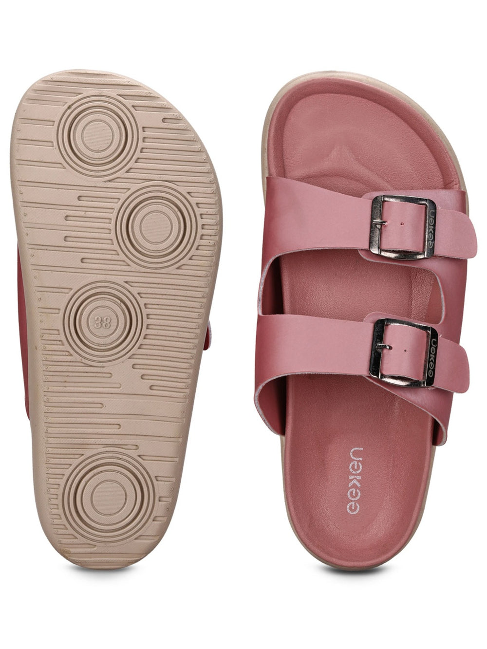 Paragon Eeken Women Casual Comfortable Buckle Slip on Sandals for Outdoor Wear